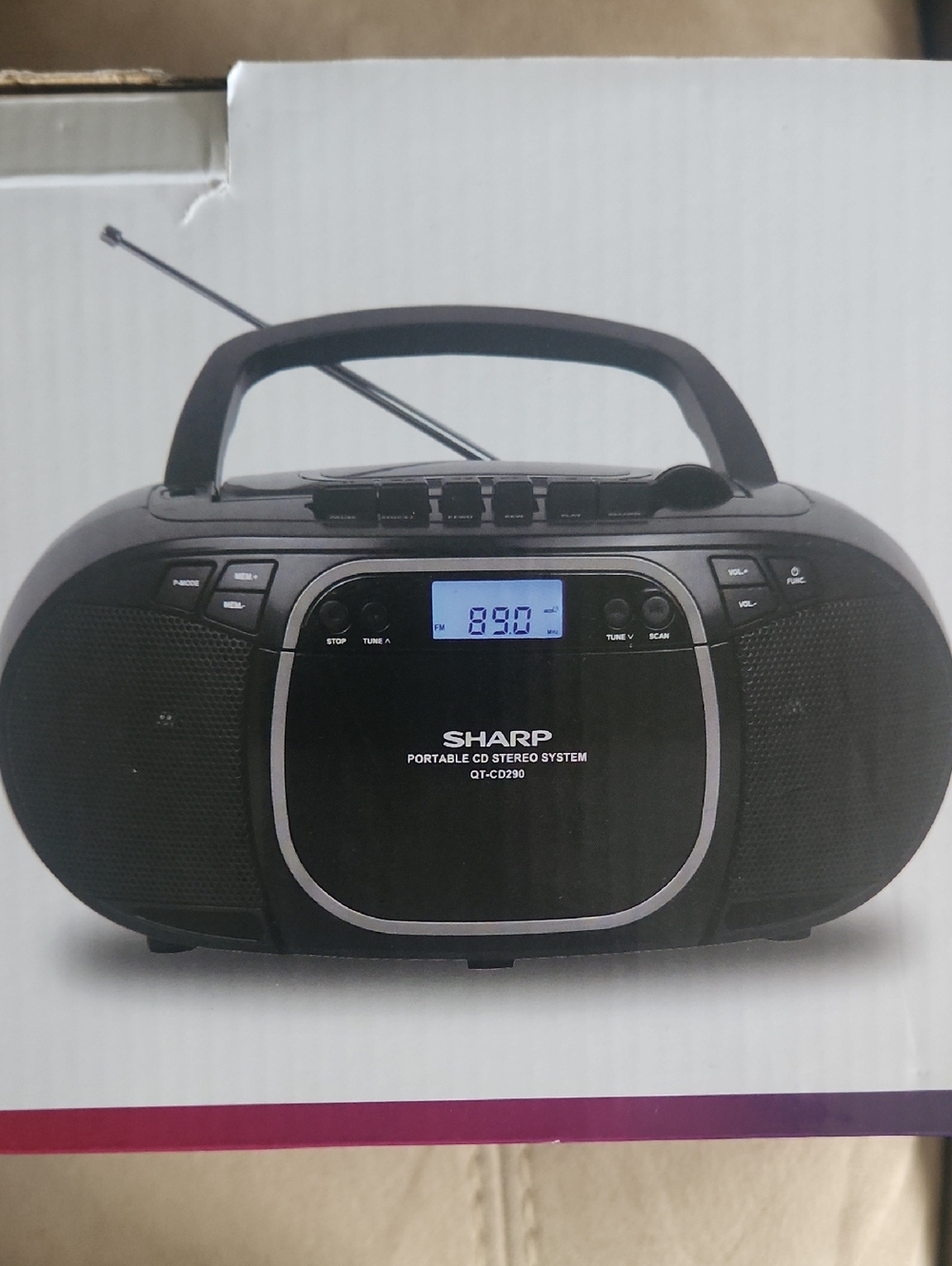 SHARP  Portable CD Stereo System - Black